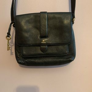 Fossil. Black crossbody purse